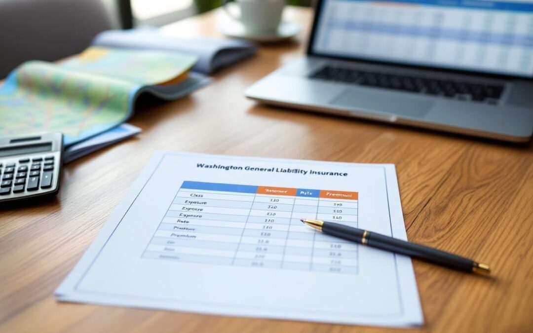 Washington General Liability Rates: How They Are Determined