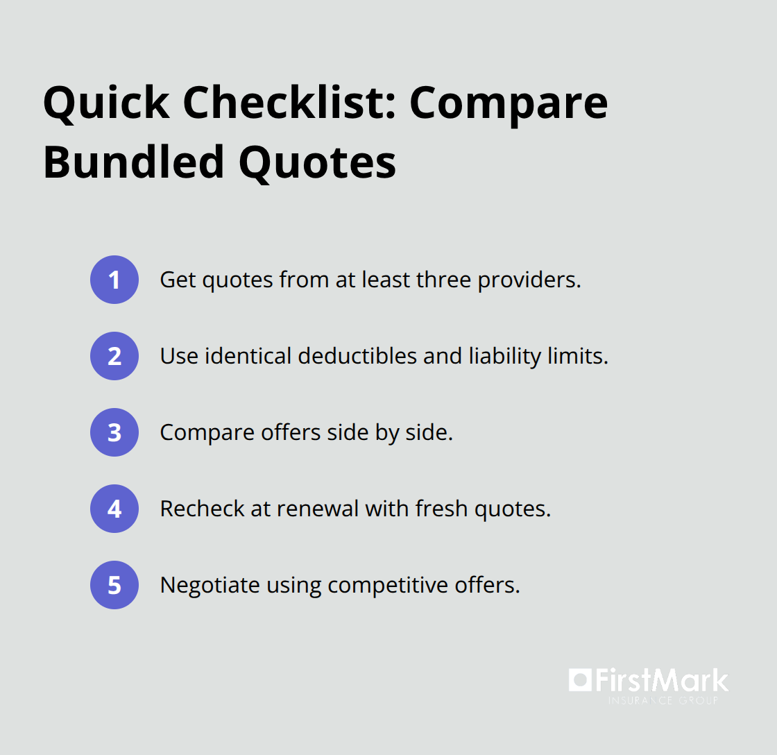Steps to compare bundled insurance quotes effectively in the United States. - insurance bundle discounts