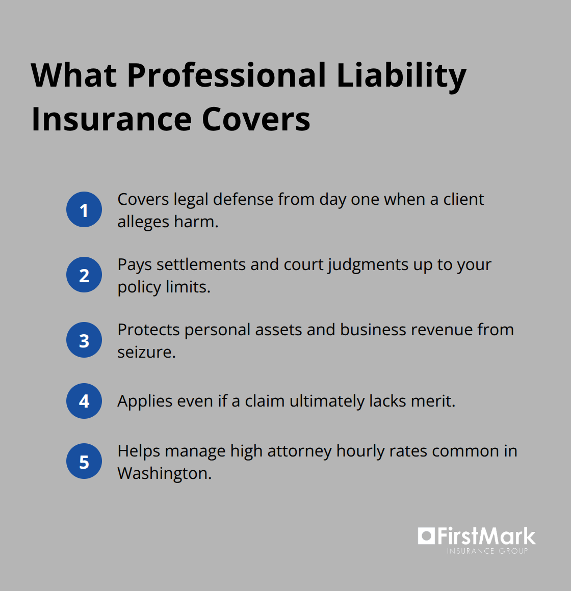 Key protections provided by professional liability insurance in Washington - professional liability insurance wa