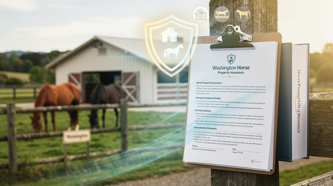 Horse Property Insurance in Washington: Safeguarding Stables, Pastures, and Passions