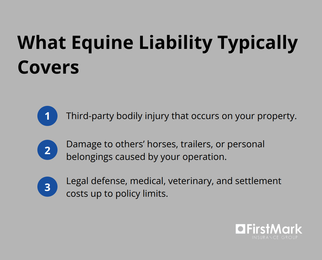 Core protections offered by equine farm liability insurance