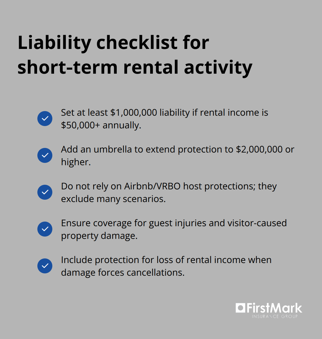 Essential liability steps when renting a luxury seaside home on Airbnb or VRBO - Luxury vacation home insurance